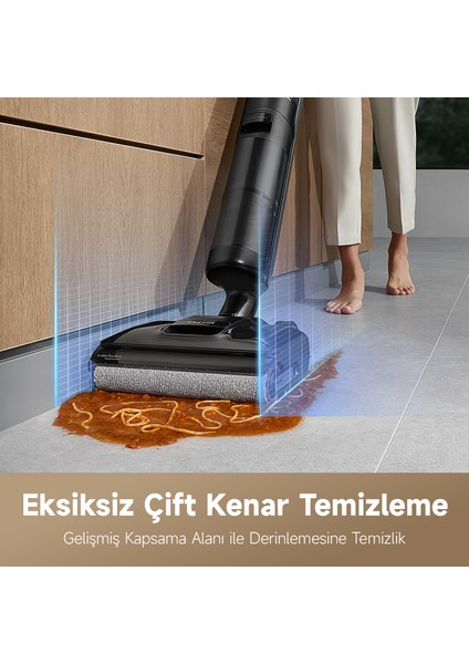 H12 Pro FlexReach Islak ve Kuru Süpürge, 18.000 Pa Güçlü Vakum