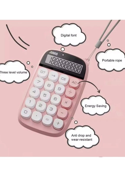 sevimli kare tuşlu 10 haneli ldc ekran hesap makinası modelleri