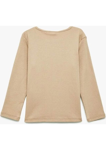 Kahverengi Kız Bebek Sweatshirt 6WMG10062AK fiyatları