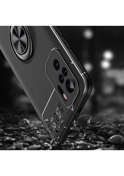 Xiaomi Mi 8 Lite Kılıf Manyetik (Metal) Yüzüklü ve Stant Olabilen Rewon Premium Silikon Kapak indirimleri