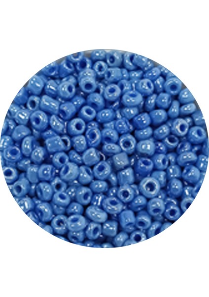 Dökme Cam Kum Boncuk (11/0) 2 mm - 60 Gram - Mavi - BNC044 fiyatları