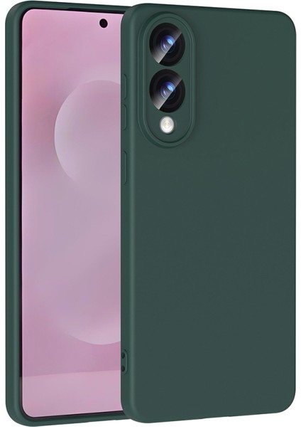 Galaxy S25 Edge Kılıf Yumuşak Doku ve Kadife Dolgulu Clay Premium Silikon Kapak
