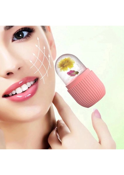 Yüz ve Göz Altı İçin Silikon Buz Masaj Aleti - Soğuk Terapi Buz Silindiri fiyatları