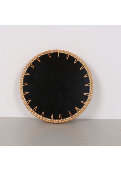 Mylamp Chara 23X2,5 cm Sedefli Rattan Tepsi & Duvar Dekoru indirimleri
