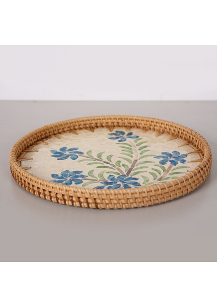 Mylamp Chara 27X3 cm Sedefli Rattan Tepsi & Duvar Dekoru fiyatları