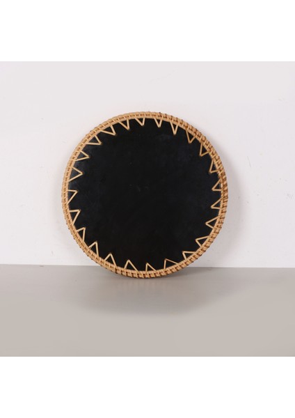 Mylamp Chara 27X3 cm Sedefli Rattan Tepsi & Duvar Dekoru modelleri