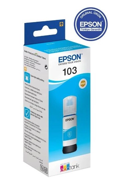 Ecotank 103 65ML Orijinal 4 Renk (Black,cyan,magenta,yellow) Mürekkep Kartuş fırsatları