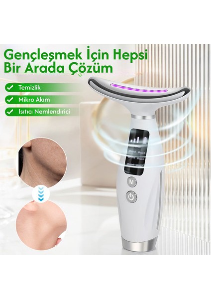 Yeni LCD Göstergeli Auhma Model 7 Modlu Yüz ve Boyun Sıkıştırma Cihazı fiyatları