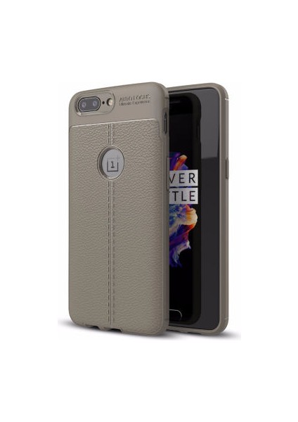 One Plus 5 Kılıf Uzun Ömürlü ve Dayanıklı Dermiq Premium Esnek Lüks Silikon Kapak