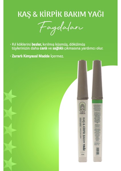 | Kaş&Kirpik Bakım Yağı, Canlandırıcı Etki, %100 Bitkisel Yıpranmış Kirpiklere Özel Selvi Yağlı Bakım Yağı (10ml) fiyatları