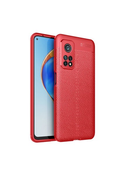 Xiaomi Mi 10T Pro 5g Kılıf Deri Görünümlü Deriko Premium Silikon Kapak