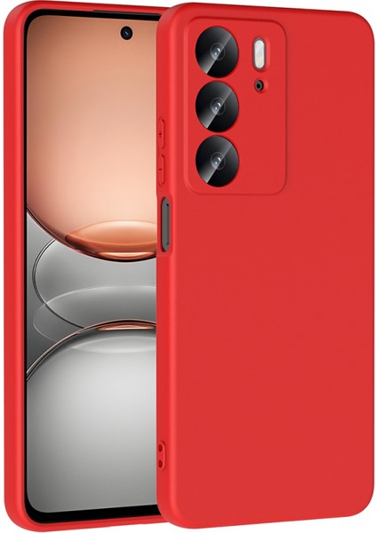 Realme C75 Içi Kadife Dolgulu Şık Candy Lansman Silikon Kılıf