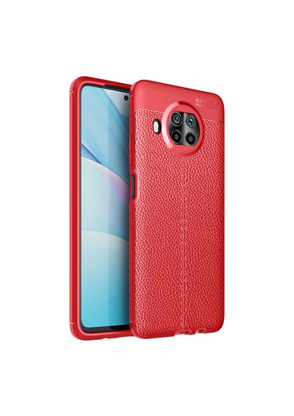 Xiaomi Mi 10T Lite 5g Kılıf Deri Görünümlü Deriko Premium Silikon Kapak