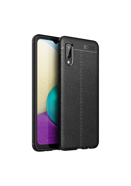 Samsung Galaxy A02 Kılıf Uzun Ömürlü ve Dayanıklı Dermiq Premium Esnek Lüks Silikon Kapak