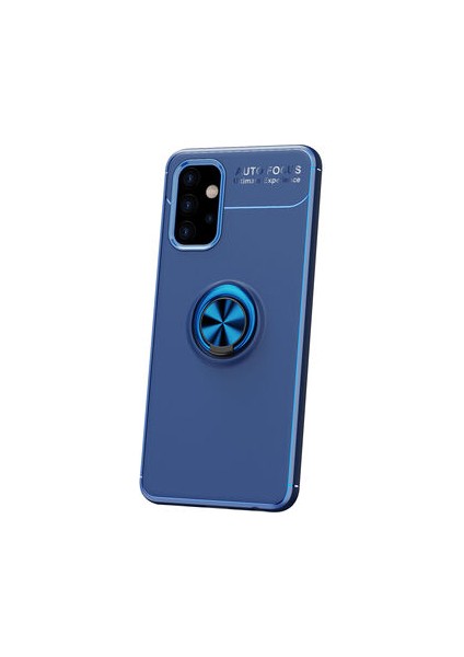Samsung Galaxy A32 4g Kılıf Metal Stant Olabilen Yüzüklü Flexring Premium Silikon Kılıf