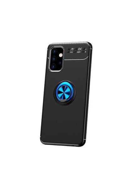 Samsung Galaxy A32 4g Kılıf Metal Stant Olabilen Yüzüklü Flexring Premium Silikon Kılıf