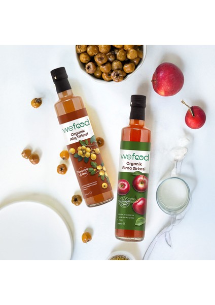 Elma Sirkesi 500 ml 4'lü modelleri