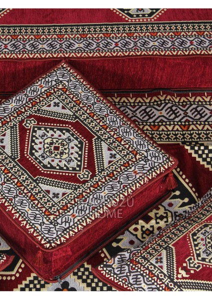 Şark Köşesi Takımı (20 cm Minder Kalınlığı) Bordo Yahyalı Modeli 14 Parça fiyatları