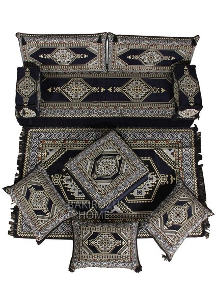 Şark Köşesi Takımı (20 cm Minder Kalınlığı) Lacivert Yahyalı Modeli fiyatları