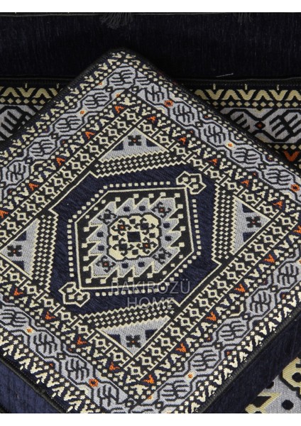 Şark Köşesi Takımı (20 cm Minder Kalınlığı) Lacivert Yahyalı Modeli fırsatları