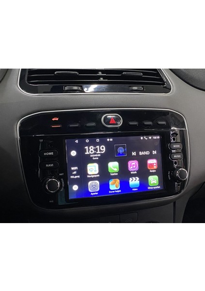 7 Inç Kablosuz Carplay Android Multimedya Ekranı Fiat Punto Evo Uyumlu