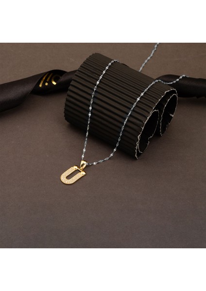 14 Ayar Altın Ü Harfi Kolye Ucu fırsatları