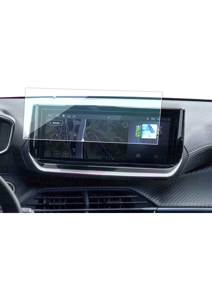 Peugeot 2008 10 Inç Multimedya ve 10 Inç Dijital Gösterge Ekran Koruyucu 2'li Set modelleri