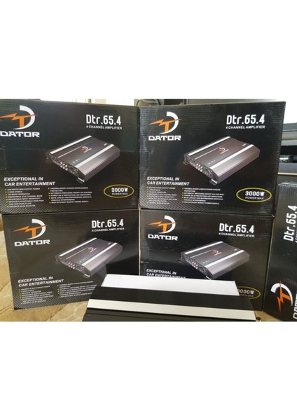 Yüksek Güçlü 4 Kanallı 3000W Anfi, Çok Kanallı Ses Sistemi