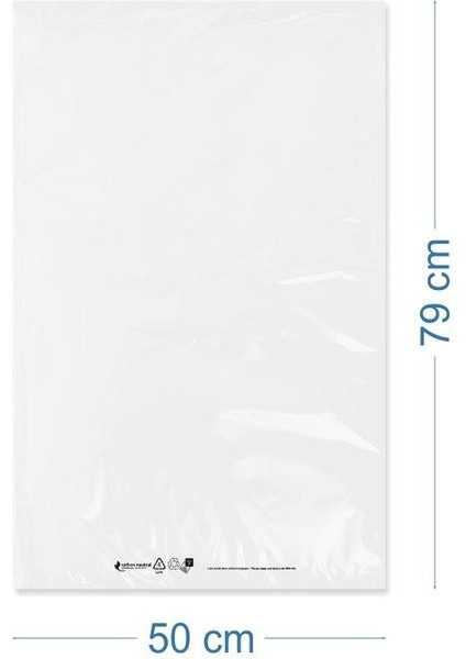 50X70+9CM Battal Boy Beyaz Cepsiz Kargo Poşeti fiyatları