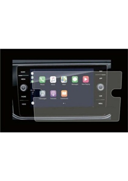 8.5" Navigasyon ve Multimedya Ekran Koruyucu Nano Film