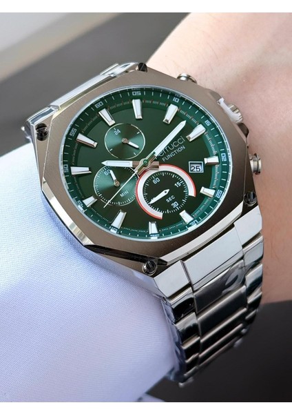 Erkek Fonksiyonları Aktif Metal Kordon Kol Saati