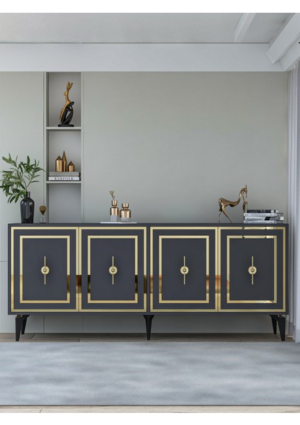 Sambadd (KX180) Konsol Antrasit-Altın