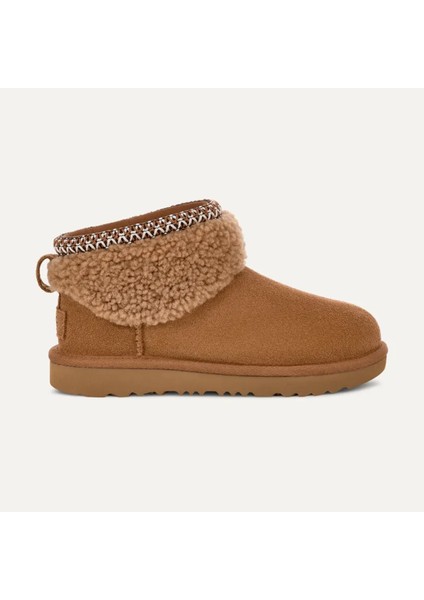 Kız Çocuk Bot 1157730K Ugg K Classıc Ultra Mını Maxı Curly Chestnut (Taba)