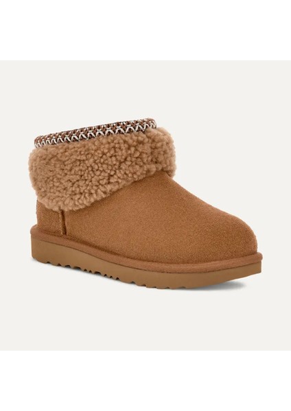 Kız Çocuk Bot 1157730K Ugg K Classıc Ultra Mını Maxı Curly Chestnut (Taba) fiyatları