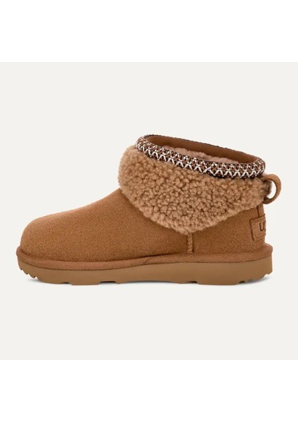 Kız Çocuk Bot 1157730K Ugg K Classıc Ultra Mını Maxı Curly Chestnut (Taba) modelleri