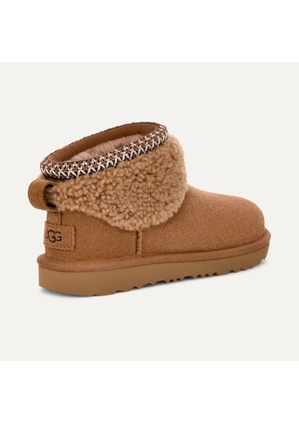Kız Çocuk Bot 1157730K Ugg K Classıc Ultra Mını Maxı Curly Chestnut (Taba) fırsatları