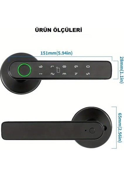 5 Fonksiyonlu (App/ıc Kart/parola/anahtar/parmak Izi) Elektronik Kapı Giriş Kilidi indirimleri