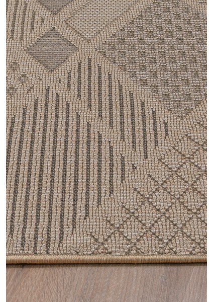 Roma Bej Kahve Yumuşak Bukleli ve Püsküllü Makine Dokuma Halı Oturma Odası Salon Mutfak Antre indirimleri