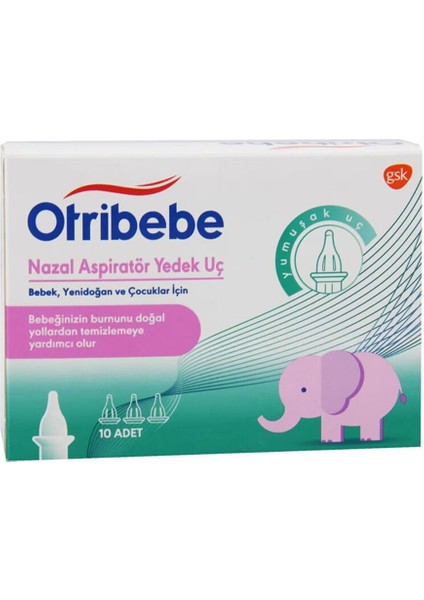 Nazal Aspiratör Yedek Ucu 10'lu