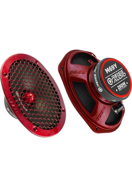 Oval 6x9 Oto Midrange Hoparlör Çifti 500W-200W Rms, Güçlü Ses Keyfi