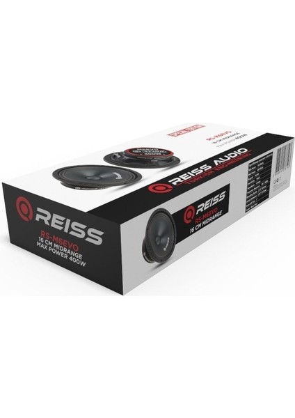 Yüksek Performanslı 16 cm Midrange Pro Serisi 100 Rms 400W Ses Sistemi