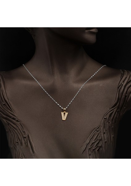 V Harfi 14 Ayar Altın Kolye Ucu fiyatları