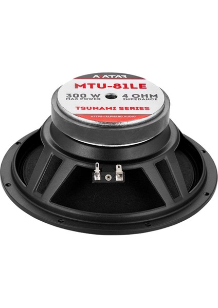 20CM 300W 150RMS Midrange Ses Sistemi Tsunami Serisi modelleri