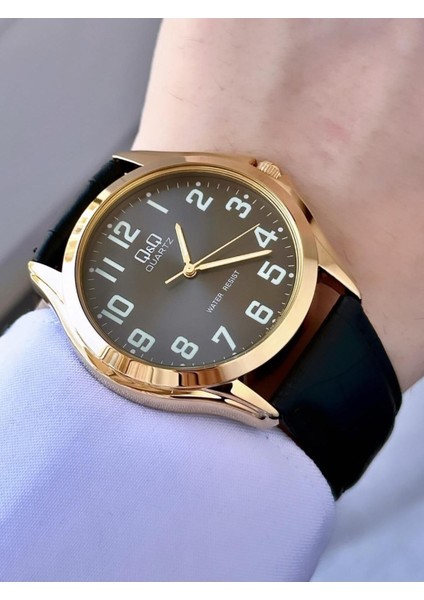 rakamlı Erkek Deri Kordon Kol Saati