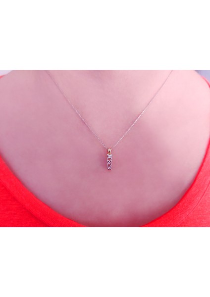 0,11 Karat Pırlanta Tria Kolye 0401P0020 modelleri