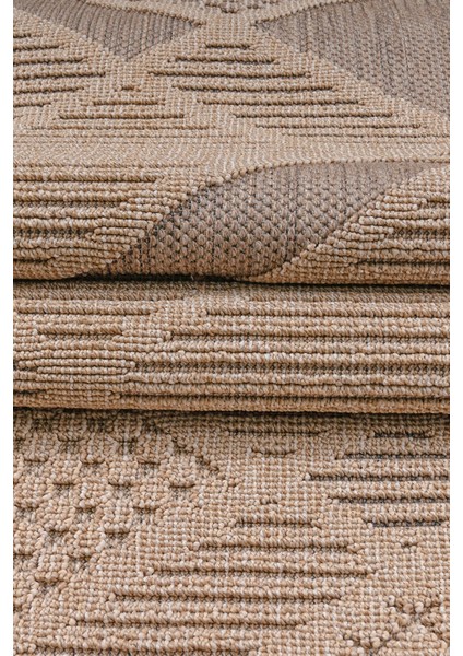 Roma Bej Kahve Yumuşak Bukleli ve Püsküllü Makine Dokuma Halı Oturma Odası Salon Mutfak Antre fırsatları