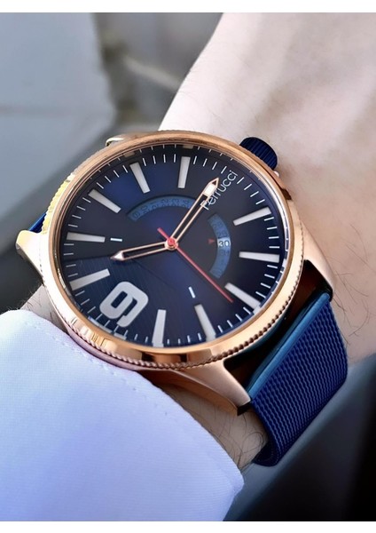 erkek Hasır Kordon Kol Saati