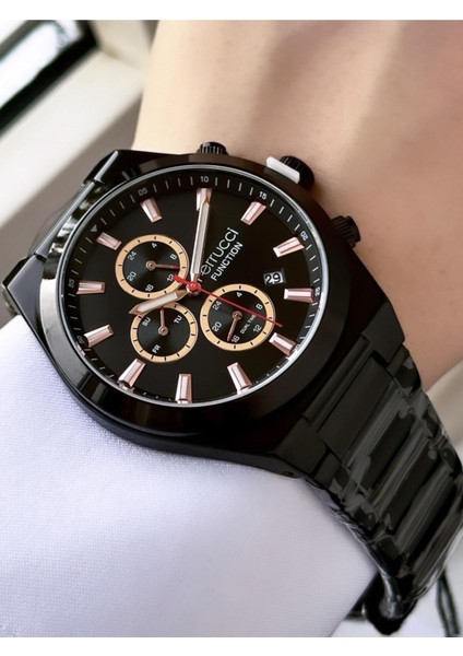 Erkek Fonksiyonlu Metal Kordon Kol Saati