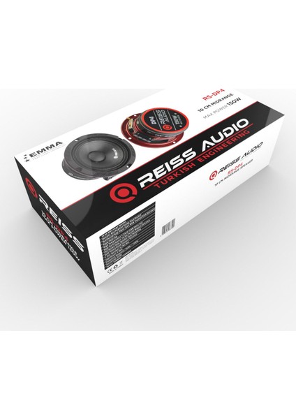 Rs-Dp4 10 cm Midrange 150W Çift Güçlü Hoparlör Seti fiyatları