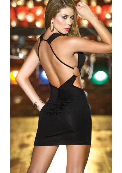 B100706 Fantezi Mini Elbise